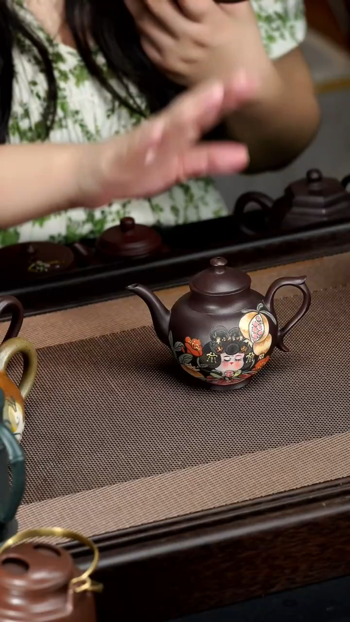 茶壶紫砂黄*竹宜兴紫砂壶