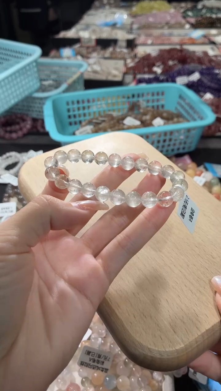 未镶嵌手链水晶406号 多样性发一F  8+