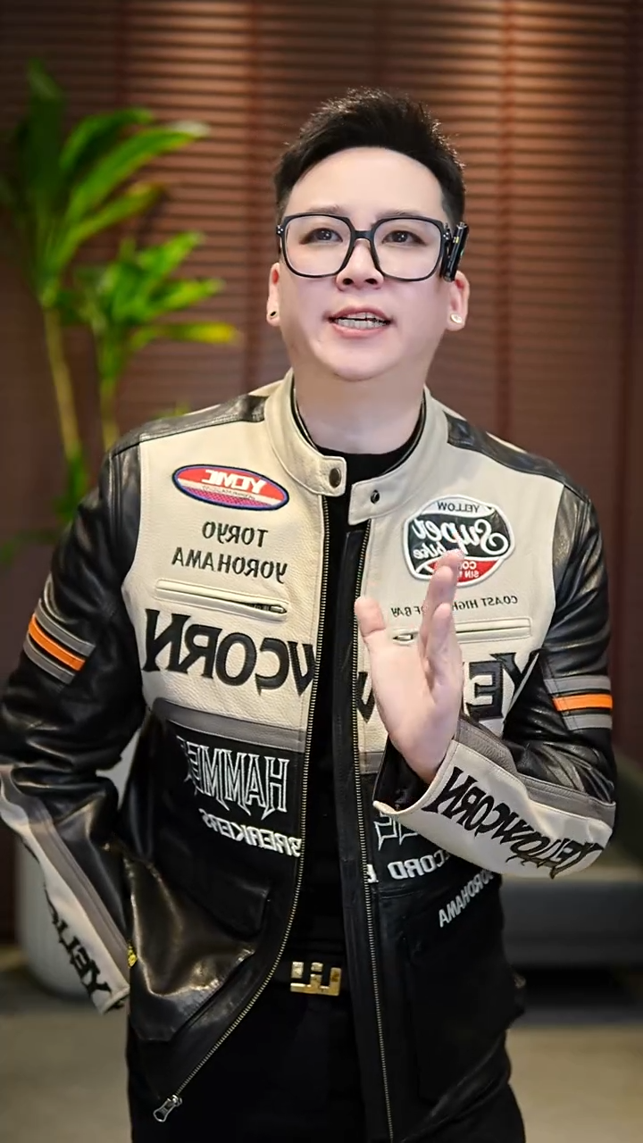 50码（130-145斤）机车真皮夹克