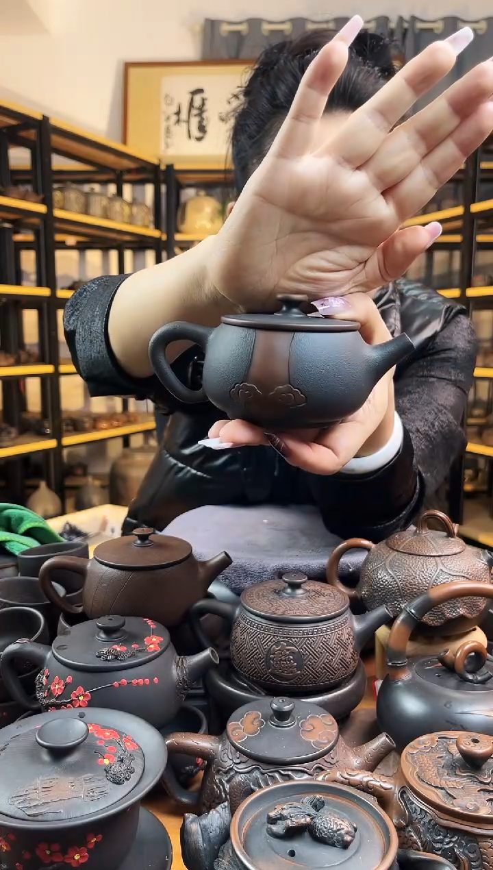 【闪购商品】壶肌理纹 如意 大口汉瓦