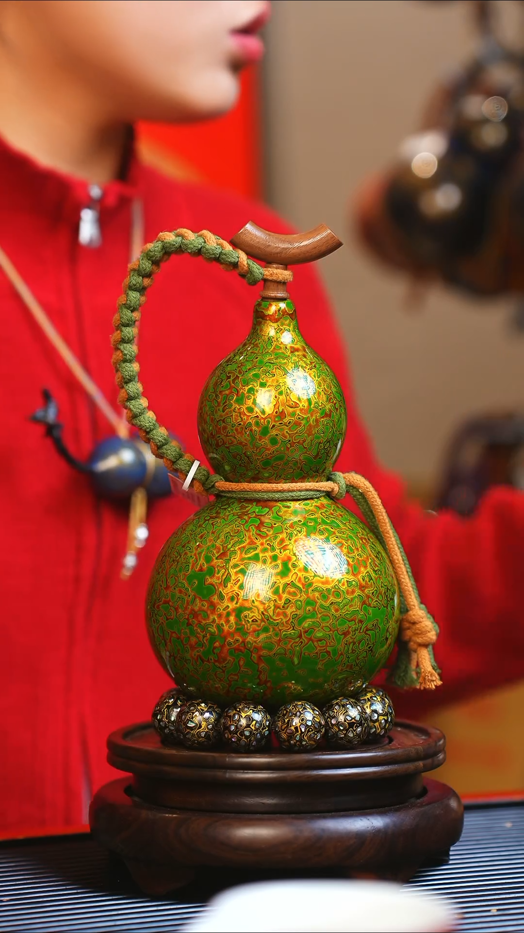 【闪购商品】JP133大师姐臻选非遗大漆酒葫芦