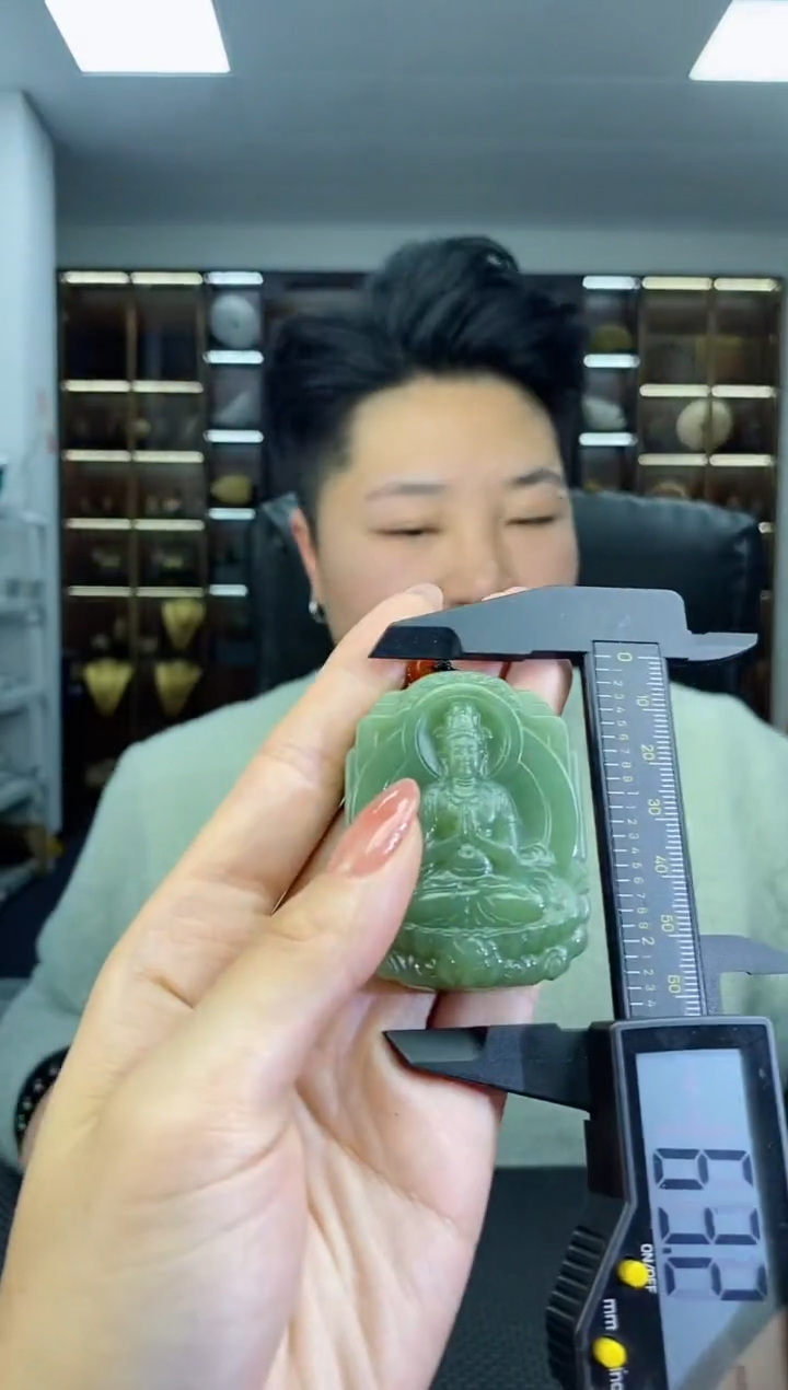 【闪购商品】和田玉颈饰未镶嵌观音清货3