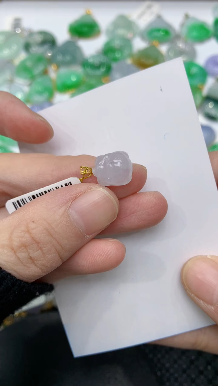 【闪购商品】翡翠颈饰18K金镶嵌11111111