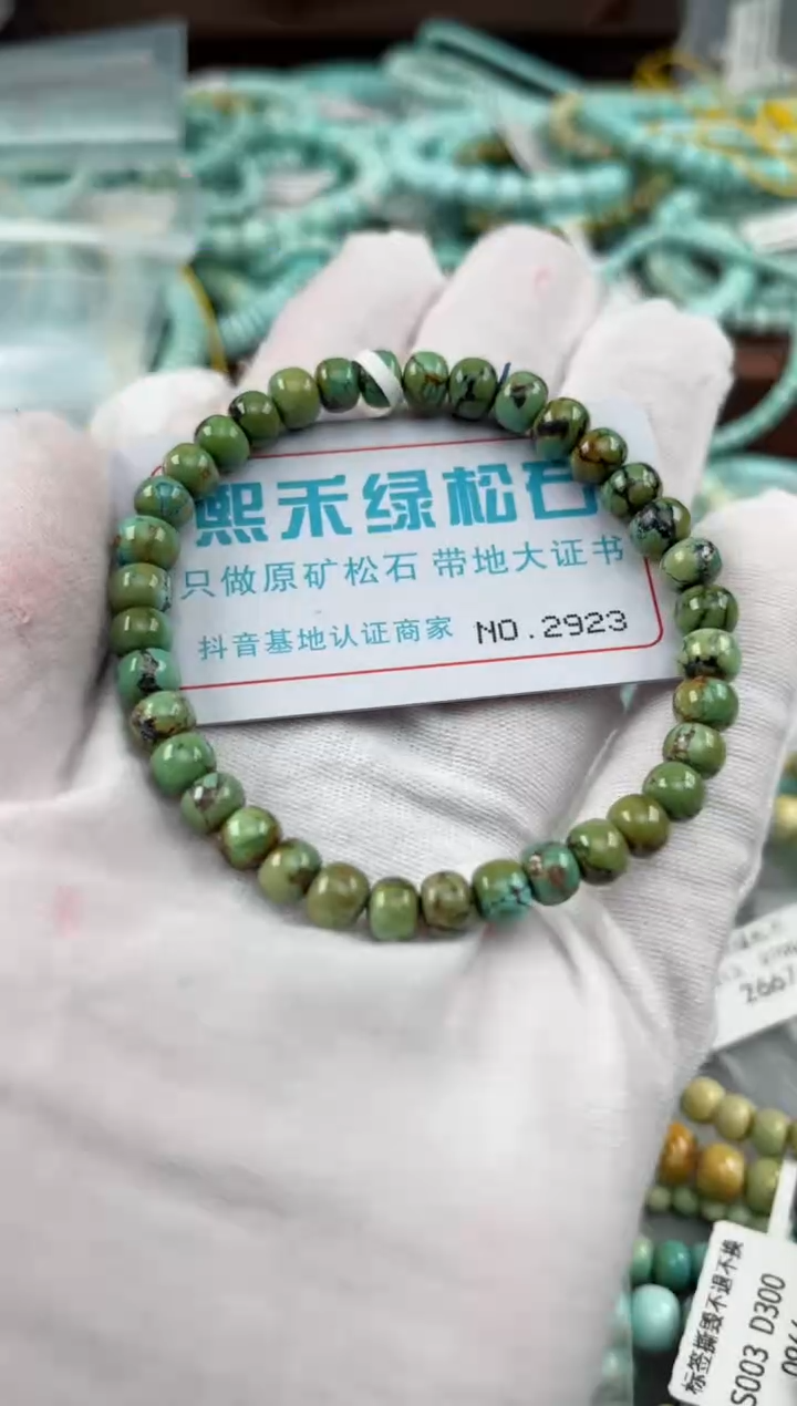 未镶嵌绿松石松石2923