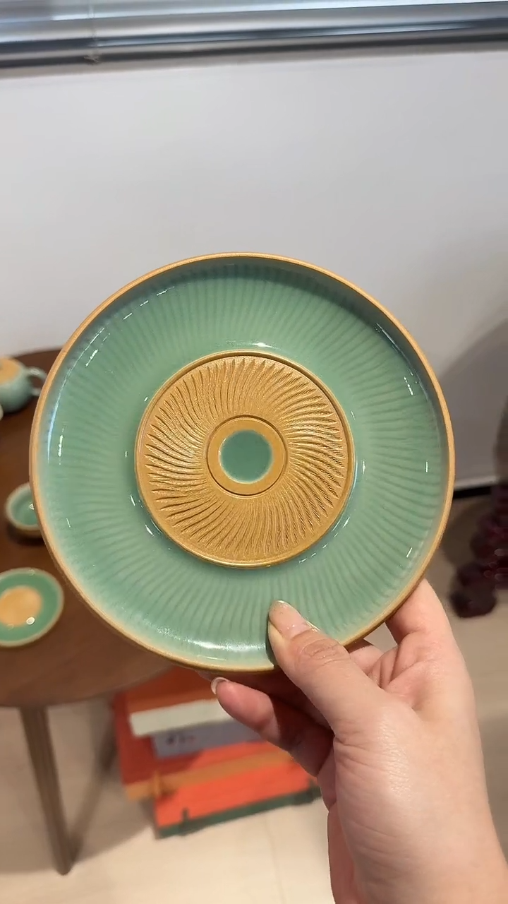 青瓷手工茶器包邮