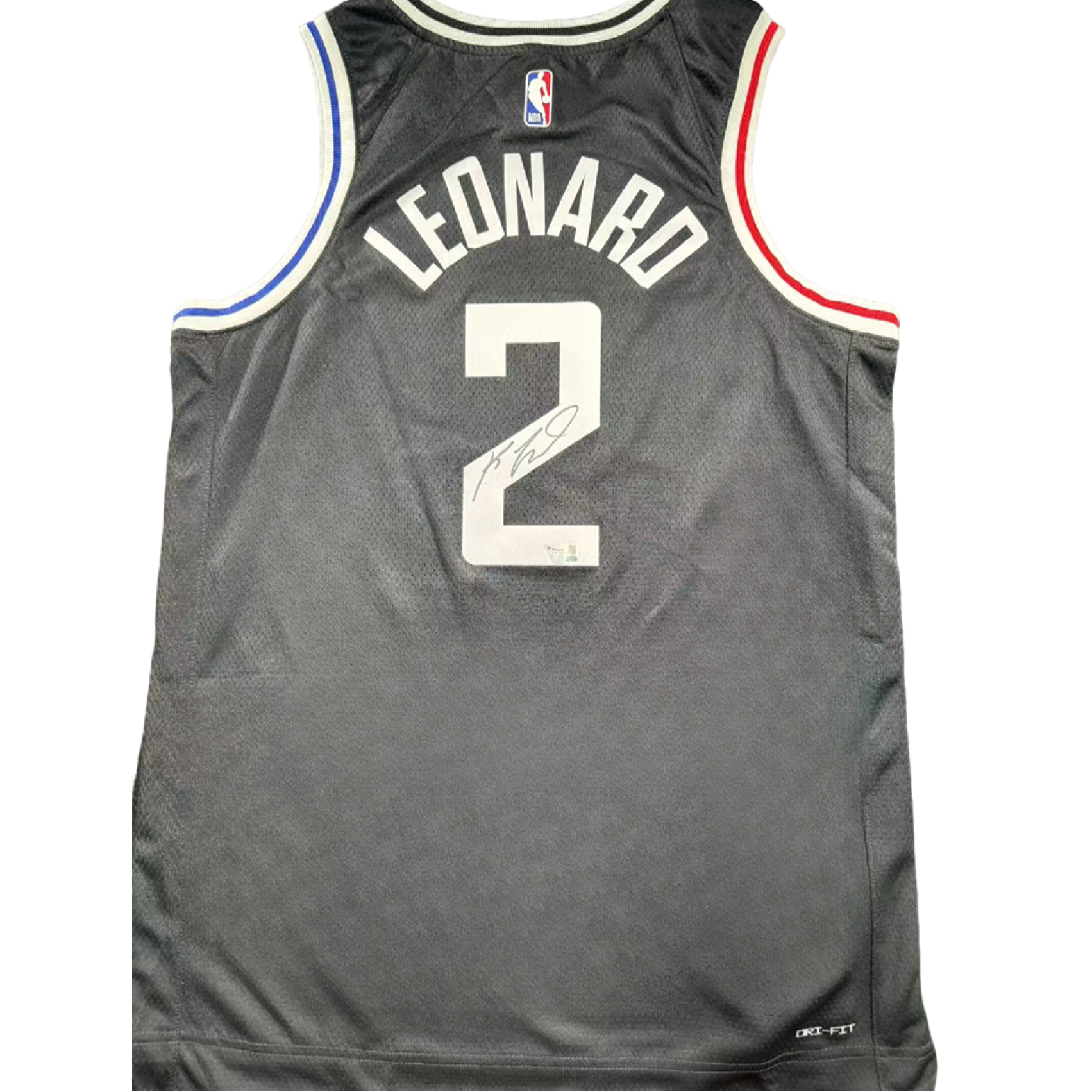 【臻签体育伦纳德亲签快船22-23赛季sw球衣收藏（fa认证）