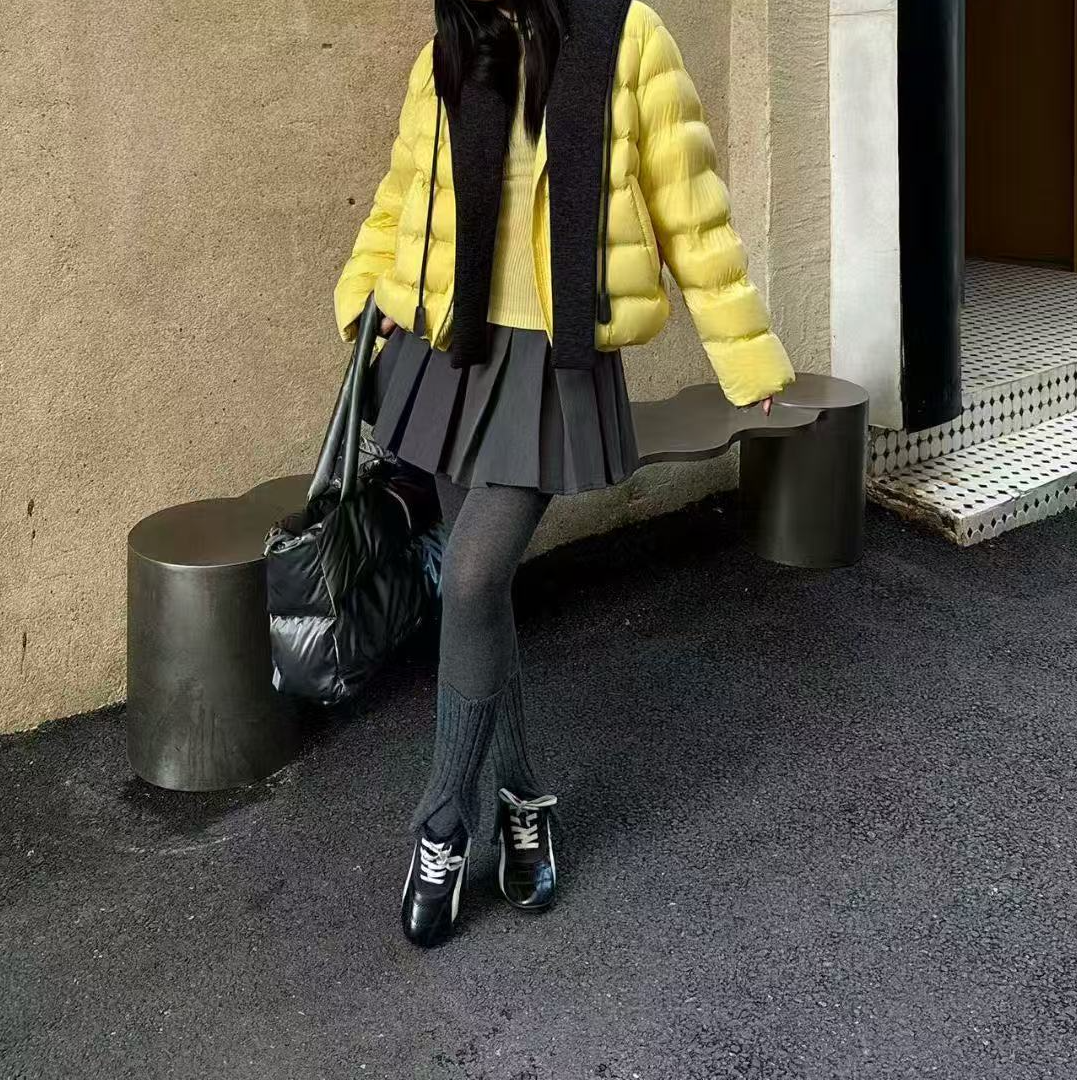 武汉蔓姐【羽绒】冬季新款排骨设计保暖羽绒 衣长58公分左右25005-1