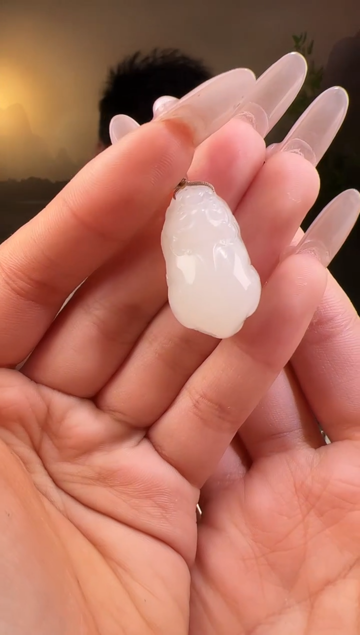 【闪购商品】和田玉颈饰未镶嵌貔貅 多样性发3836