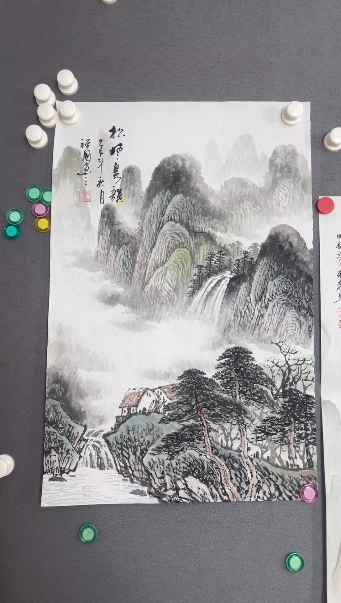 国画国画山水花鸟作品