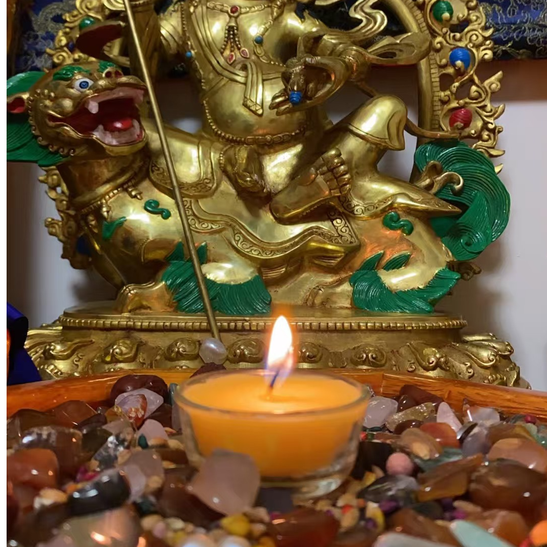 酥油灯-藏传青海直发 两套 无烟 供佛专用蜡烛环保