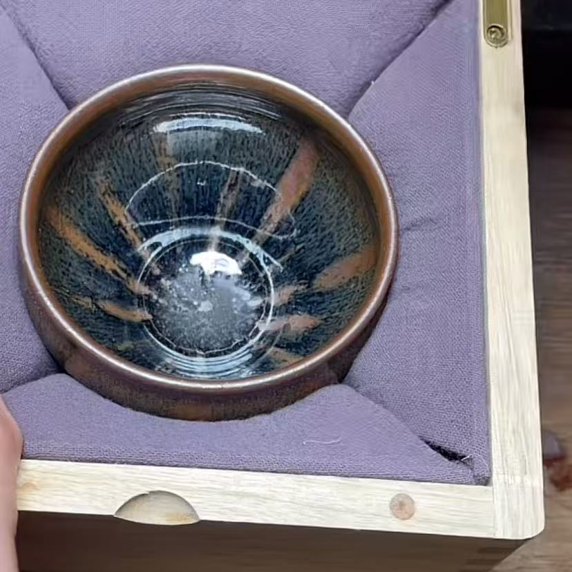 名家廖成义建盏（带证书礼盒）6