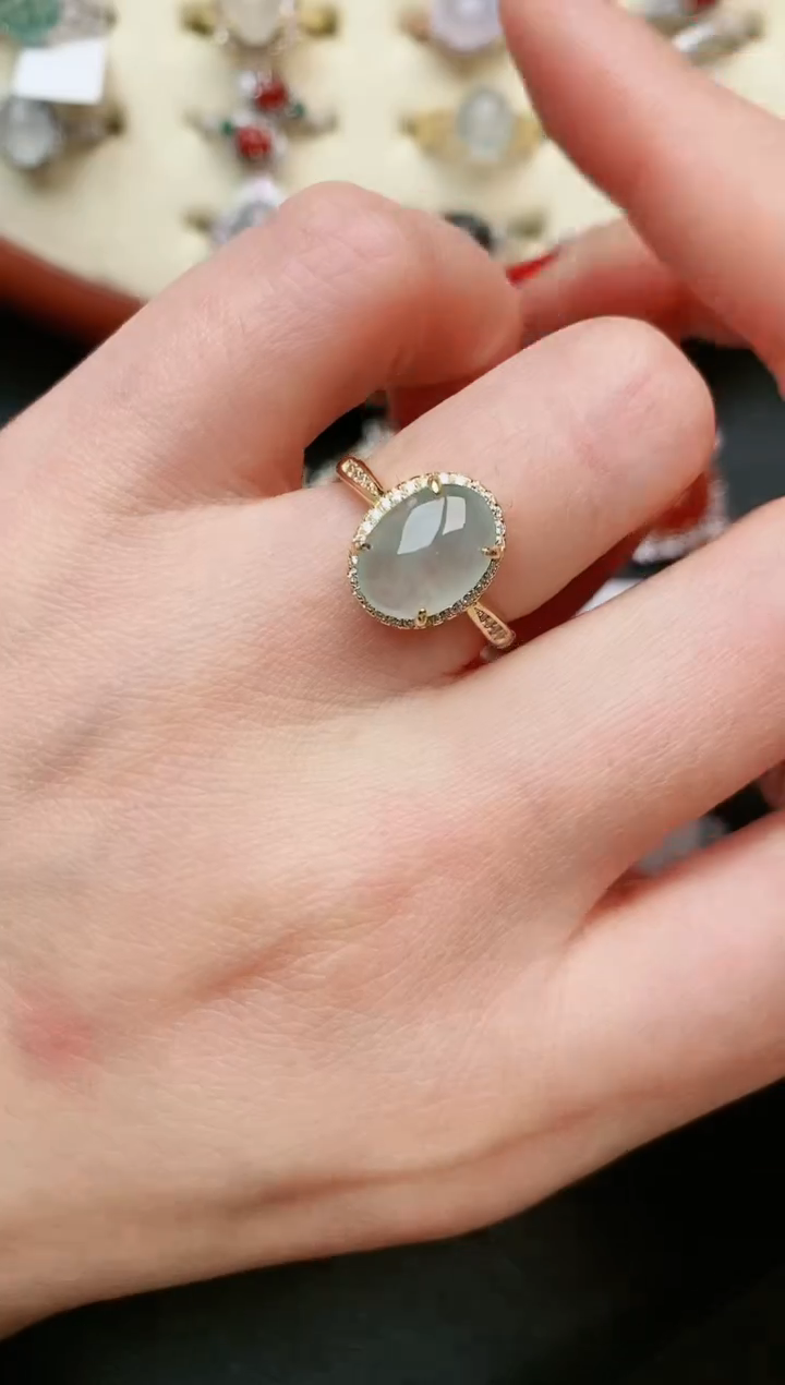 【闪购商品】翡翠戒指银S925镶嵌......