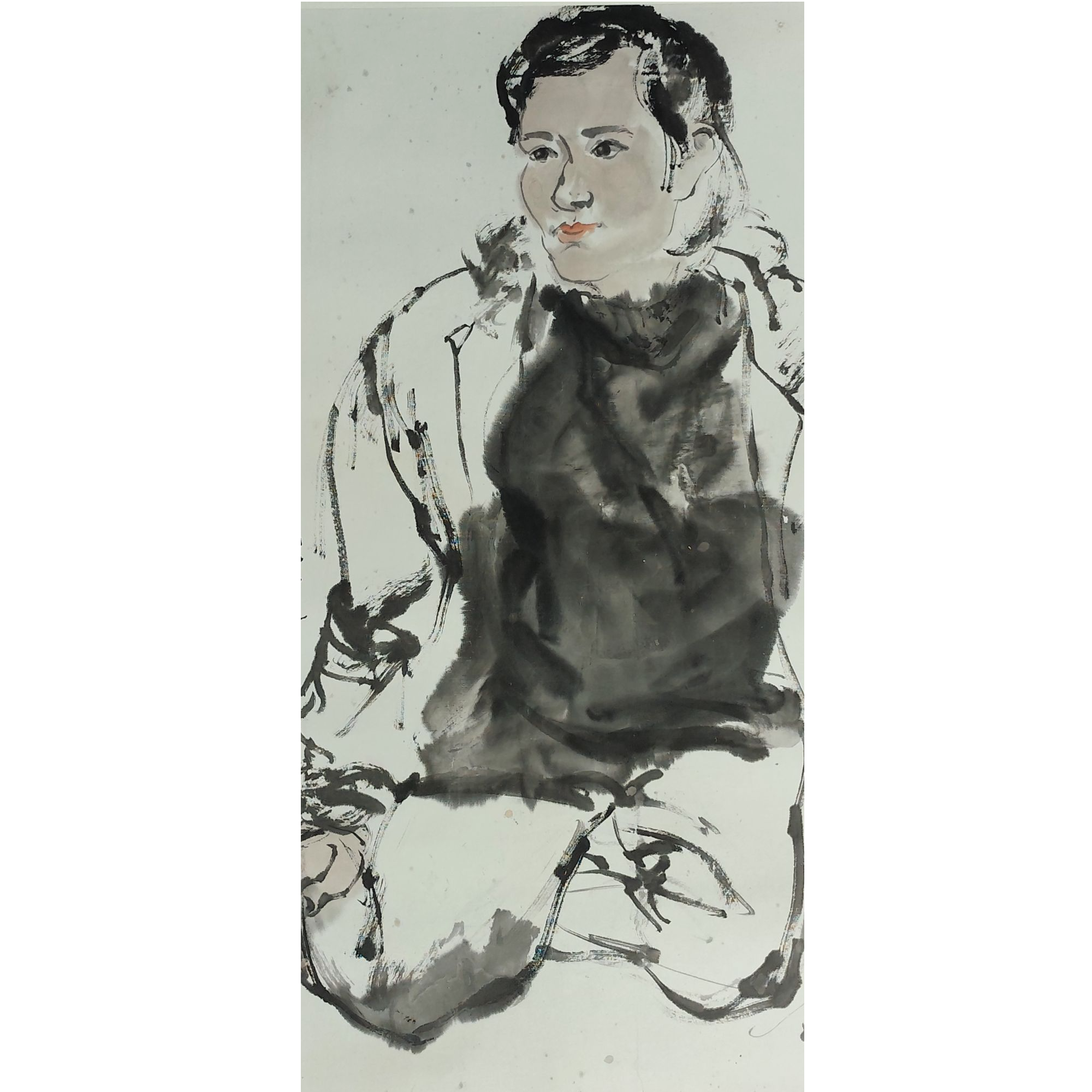 LOT.522 《人物》67*43cm 纸本设色立轴