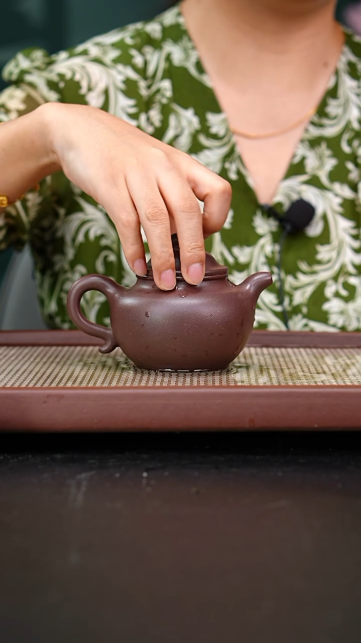 茶壶紫砂底槽青莲子张