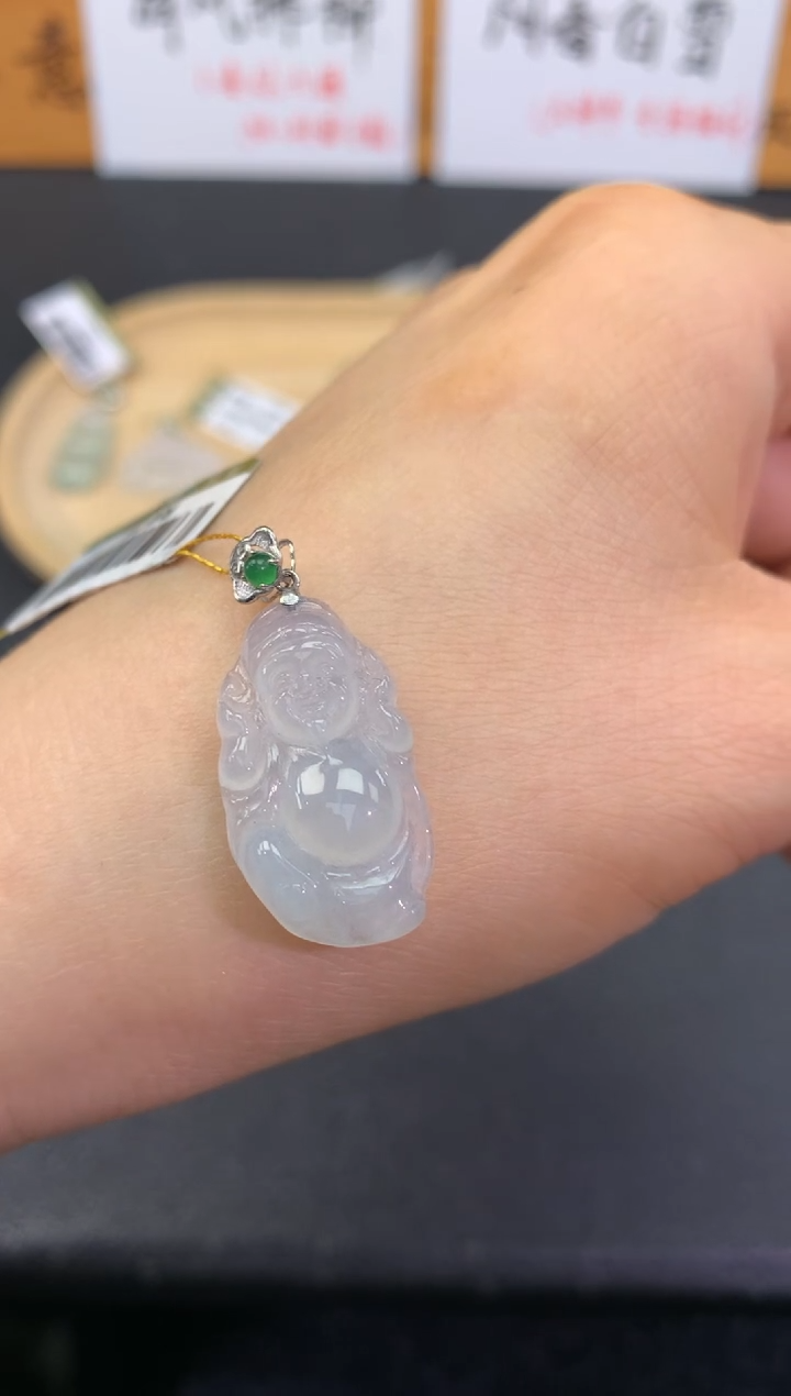 【闪购商品】翡翠颈饰18K金镶嵌           