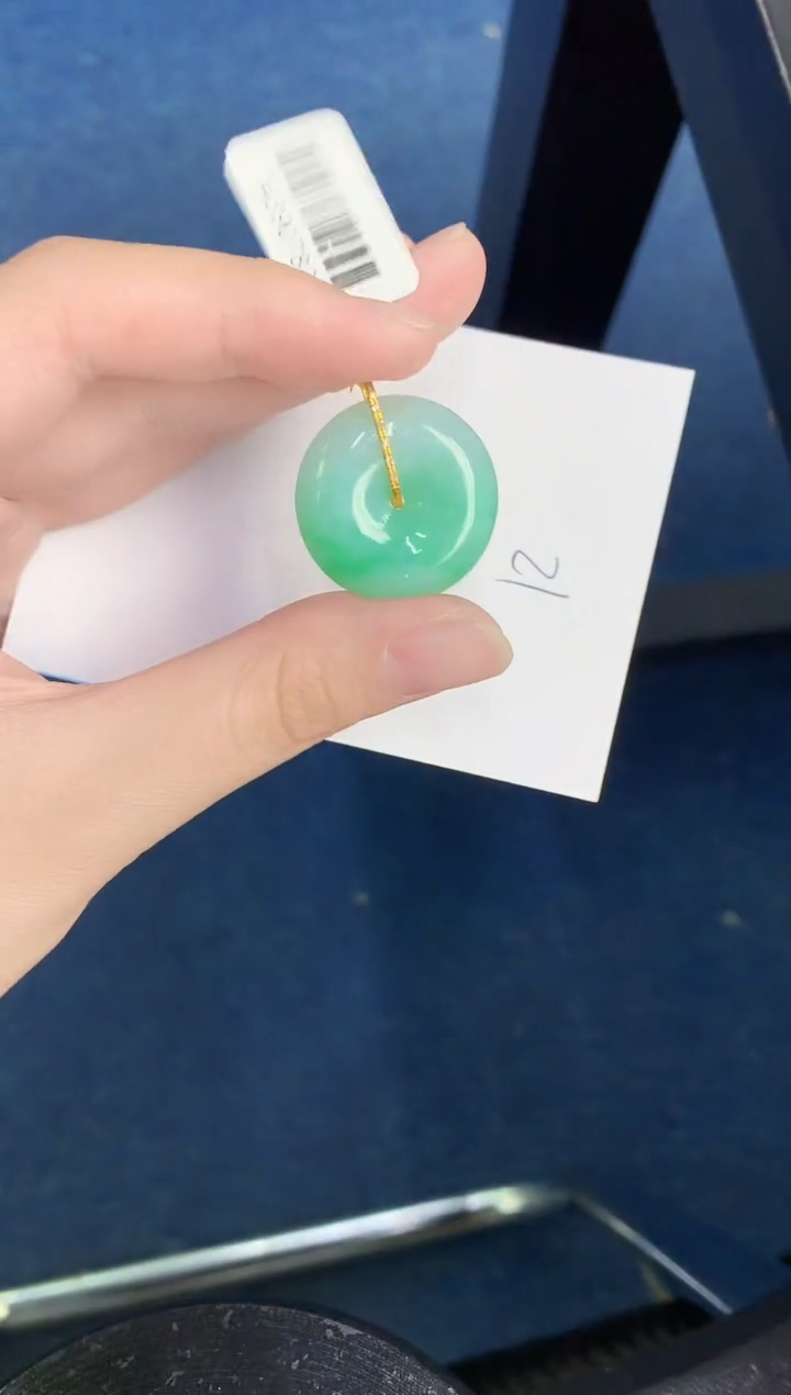 【闪购商品】翡翠颈饰18K金镶嵌000000000