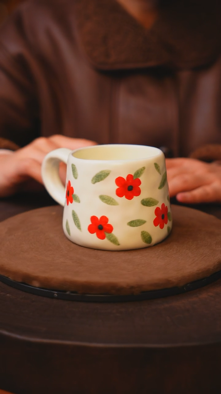 【闪购商品】瓷片景德镇手绘瓷器高温釉下彩--