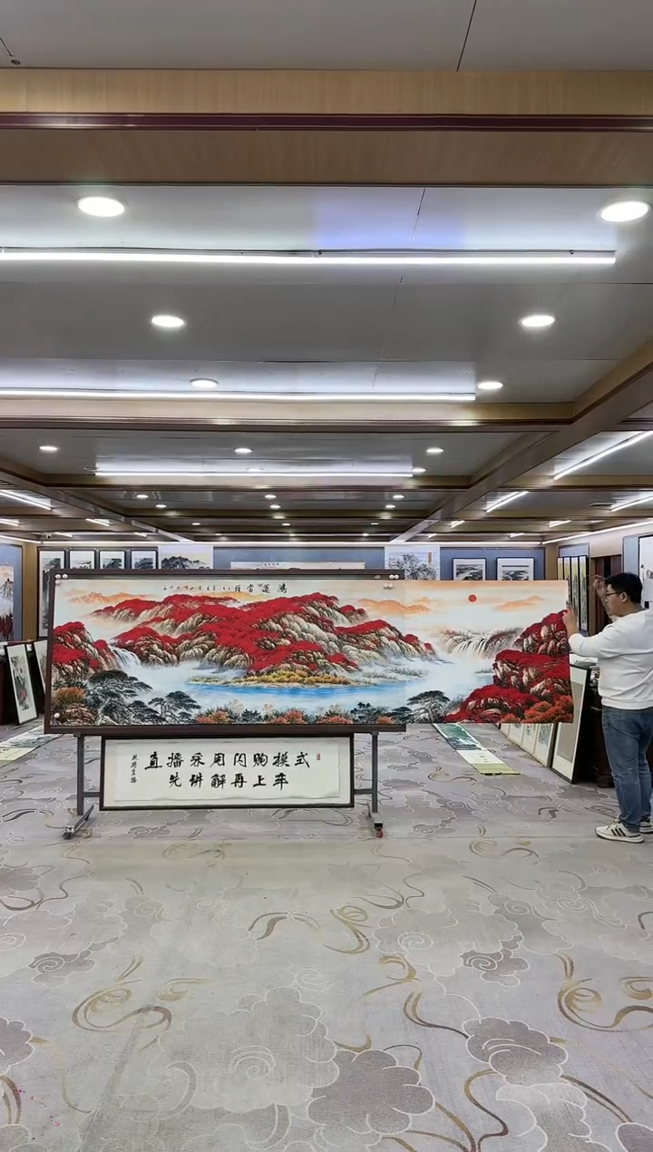 绘画一-刘雪红-小丈二-山水国画