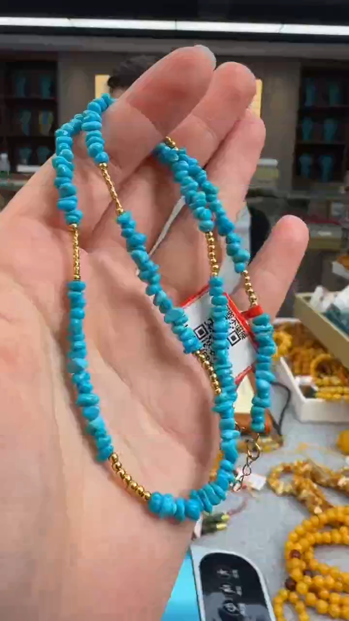 【闪购商品】绿松石颈饰未镶嵌秒拍号207