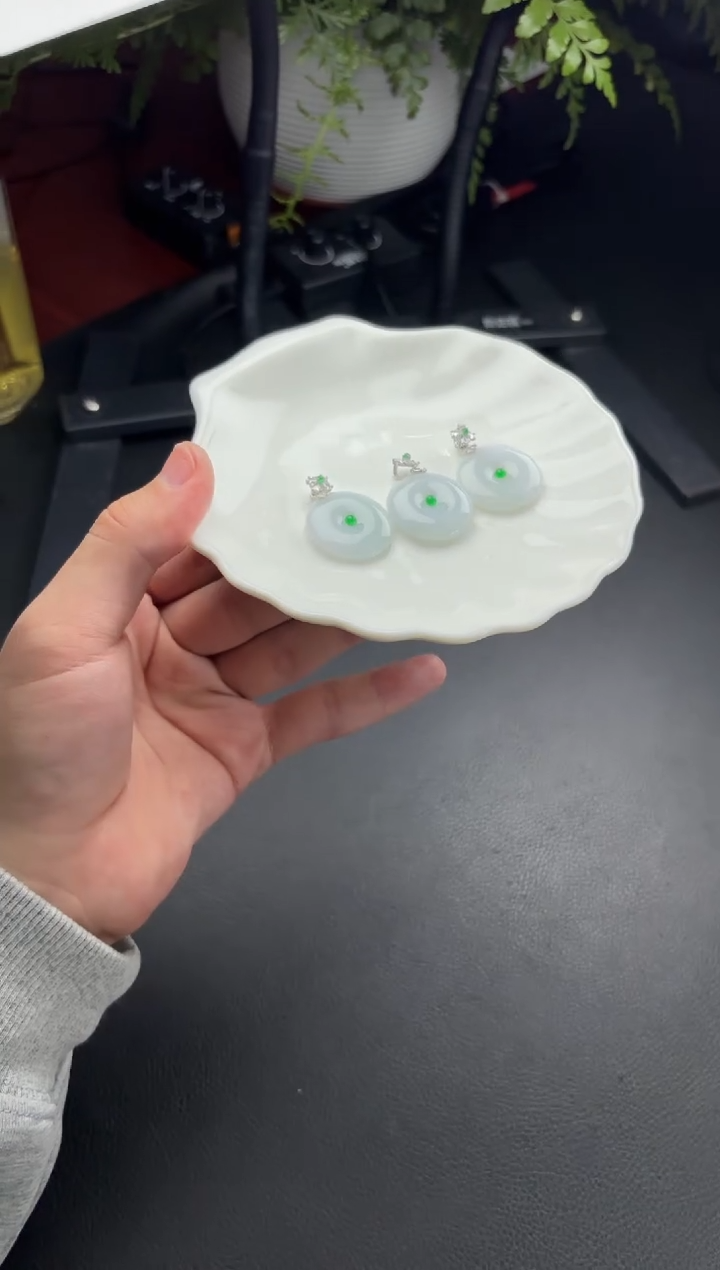 【闪购商品】翡翠挂件银S925镶嵌多样性发一件CH16