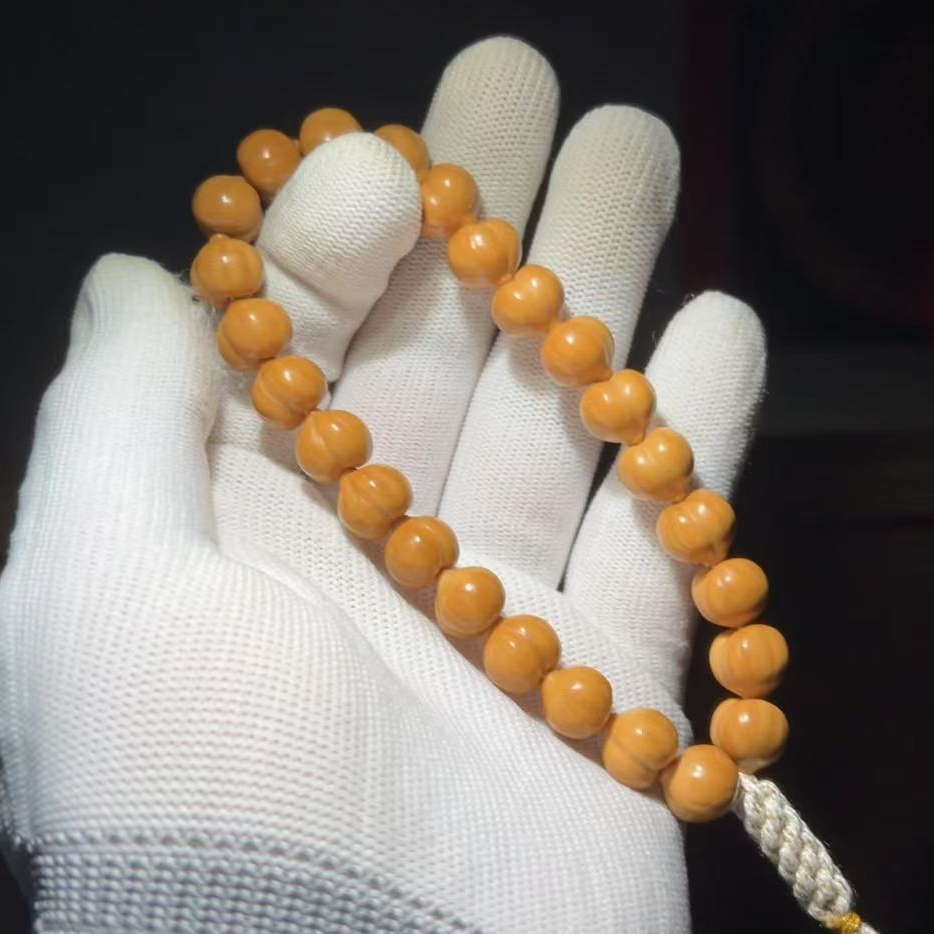 【宸光】猴头屁桃手持11mm左右高油密雕刻抛光手持