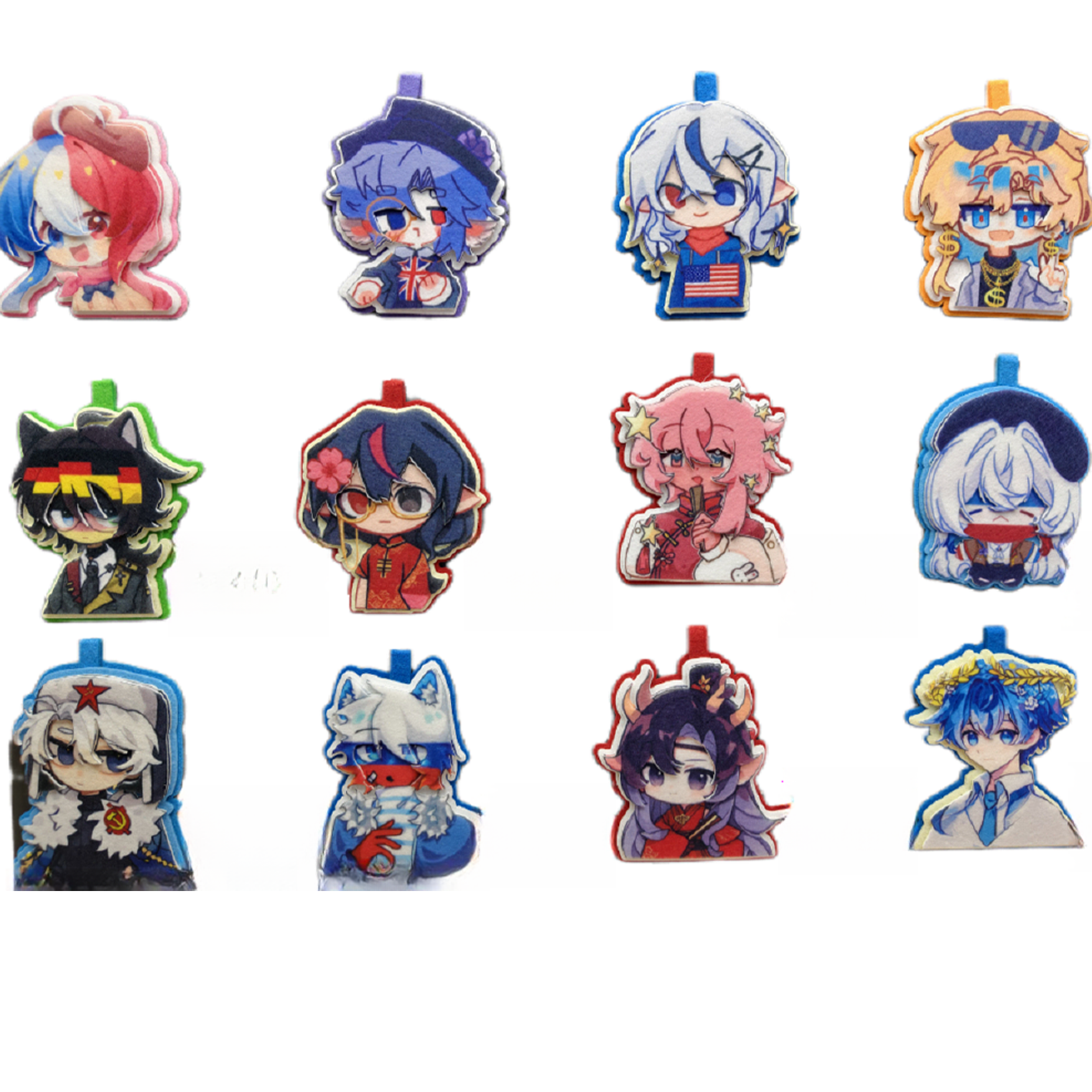 【拆袋】五常拟人 不织布挂件盲盒盲袋（代拆）