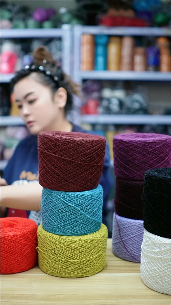 貂毛欢姐手编线A696