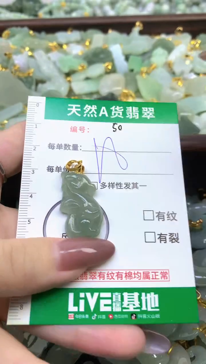 颈饰未镶嵌翡翠天然缅甸A货翡翠
