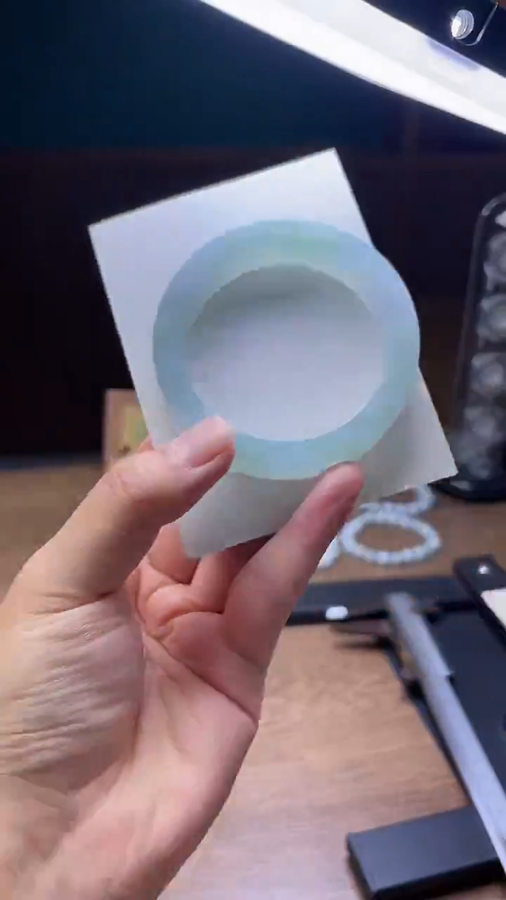 未镶嵌手镯定制翡翠月**楼定制