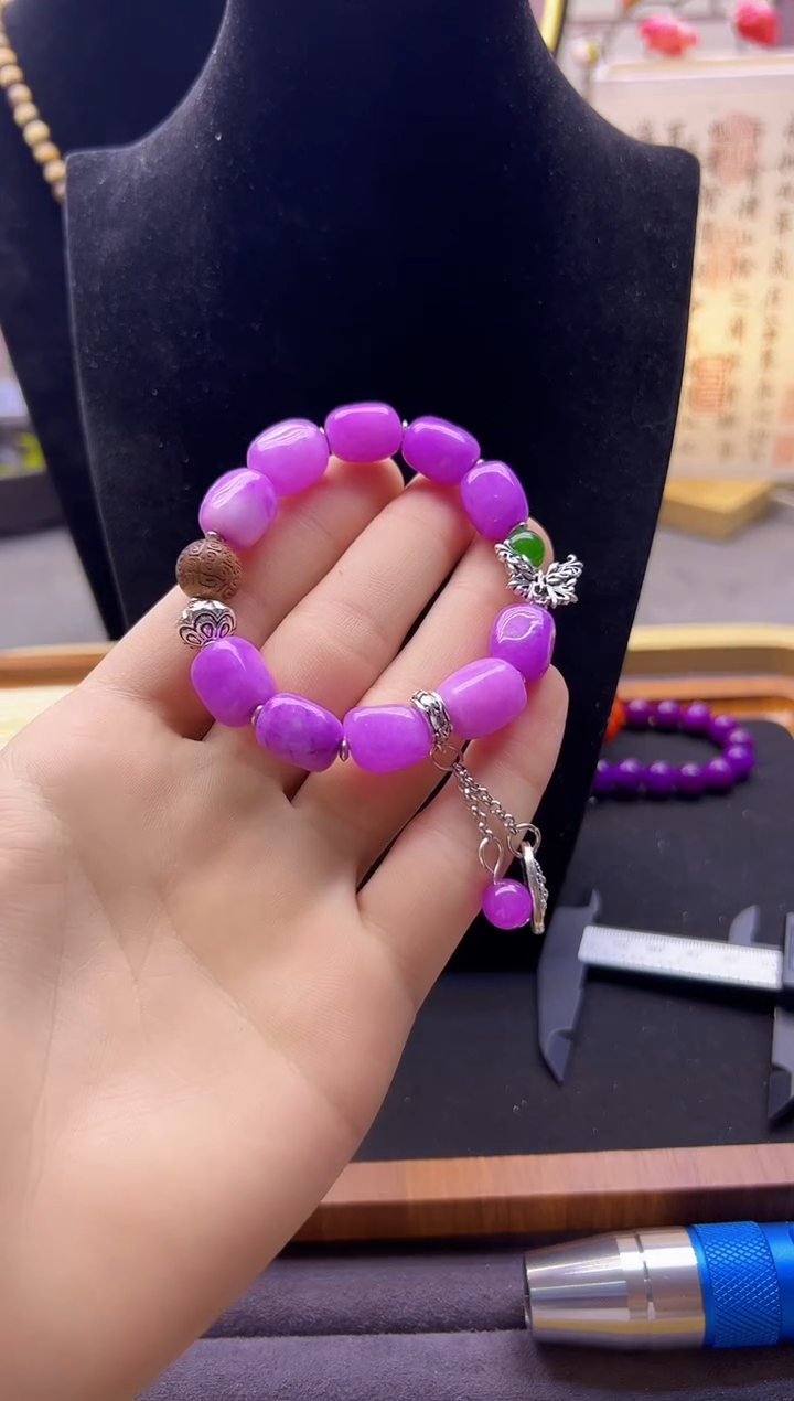 【闪购商品】翡翠颈饰银S925镶嵌S291            