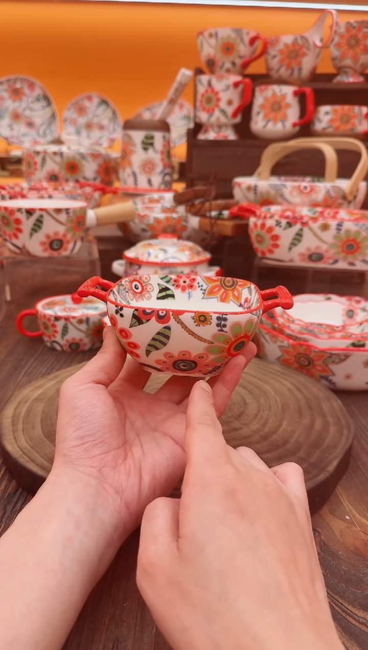 罐景德镇陶瓷餐具碗碟盘子