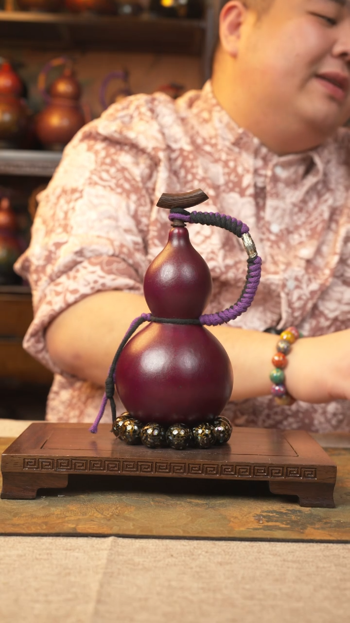 【闪购商品】A303大漆葫芦一物一拍记葫堂出品