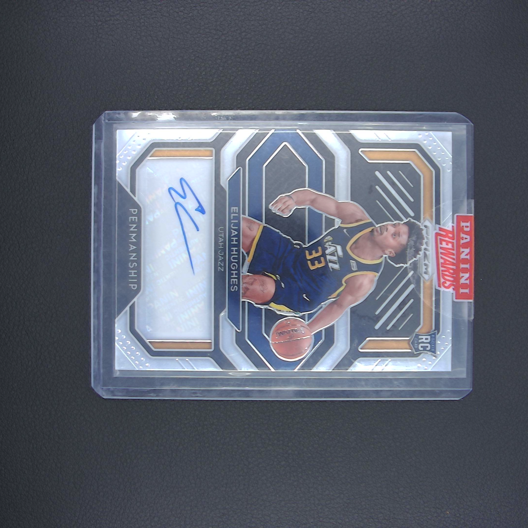 伊莱贾 修斯 无编 PRIZM 帕尼尼NBA国宝手提签字球星卡