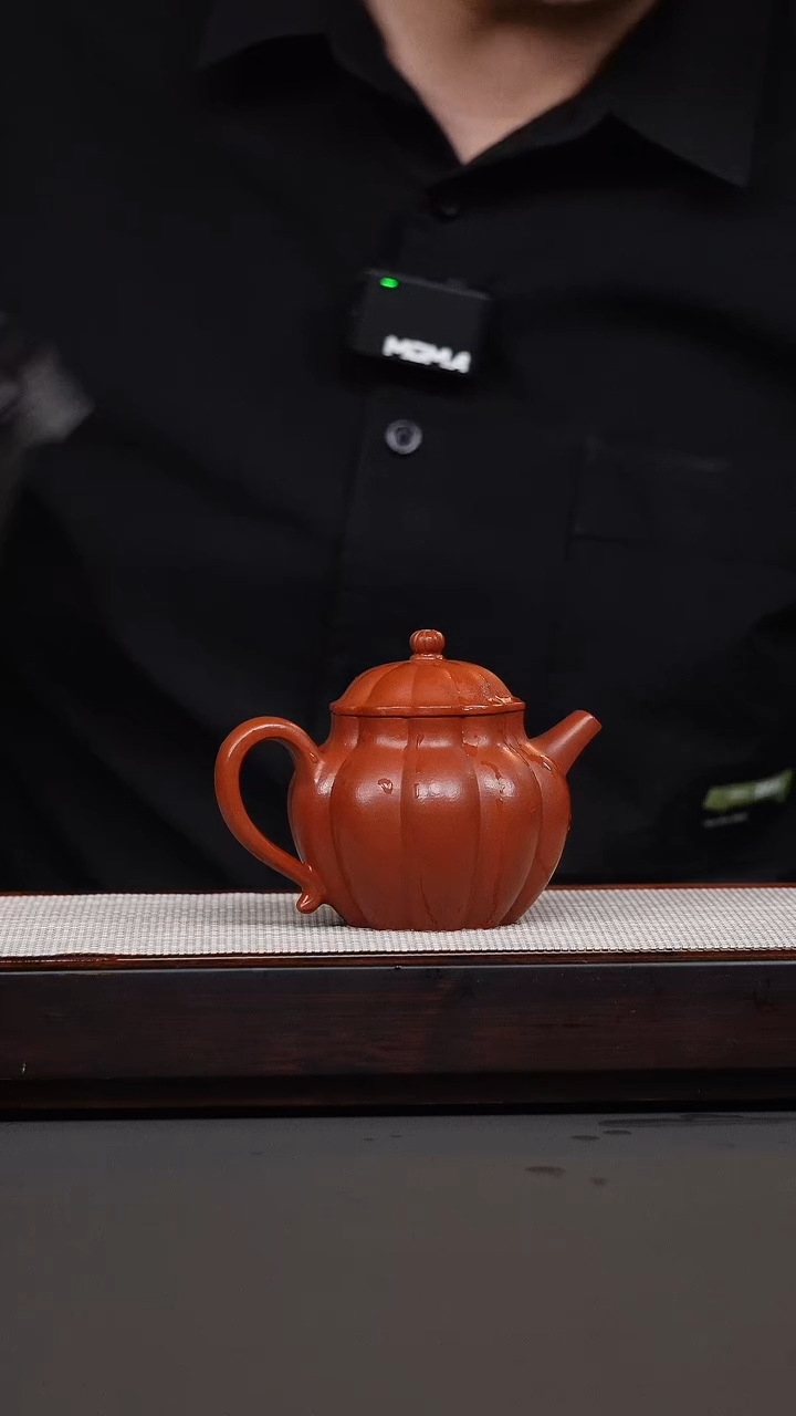 茶壶紫砂朱泥锦囊菊蕾