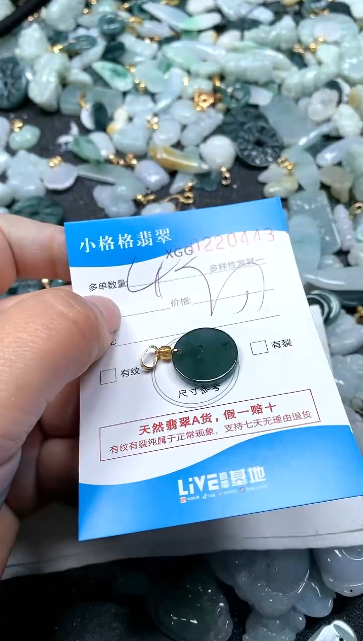 【闪购商品】翡翠颈饰未镶嵌闪购商品0220443多样性