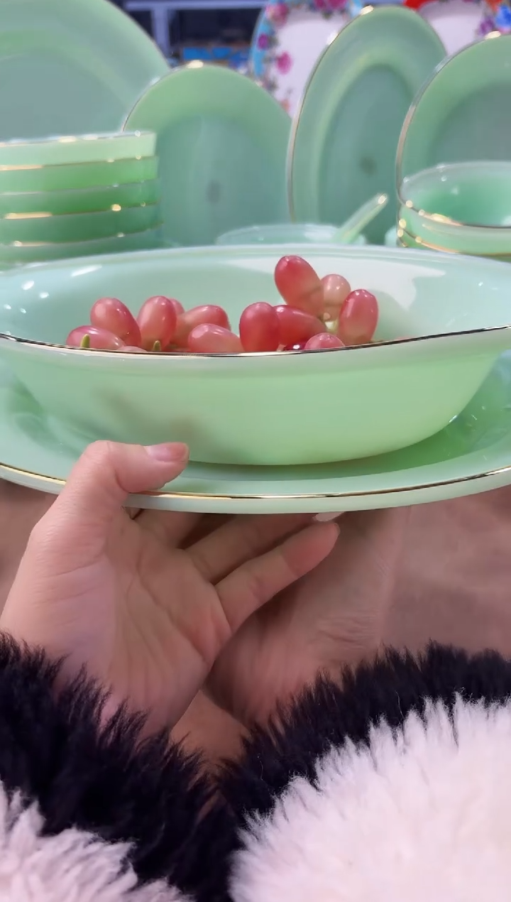 玉瓷 鱼盘2个景德镇陶瓷
