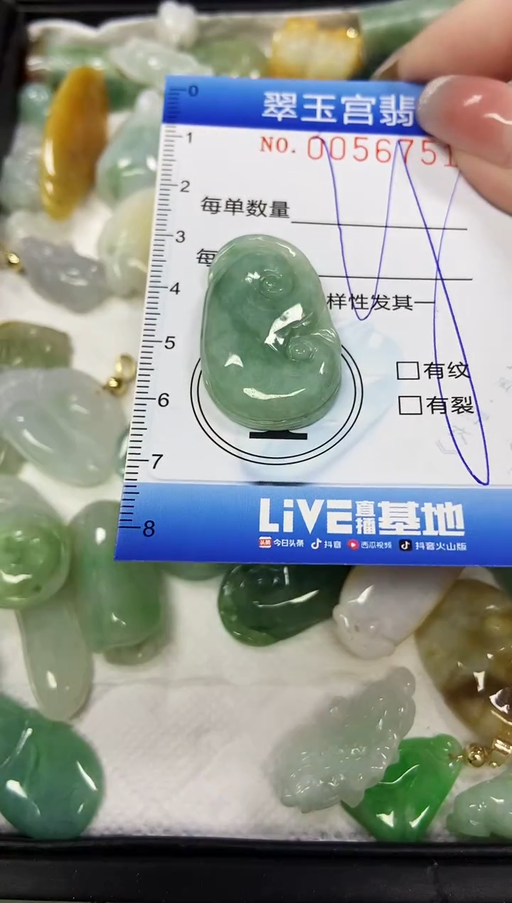 【闪购商品】翡翠颈饰未镶嵌闪购商品0056751