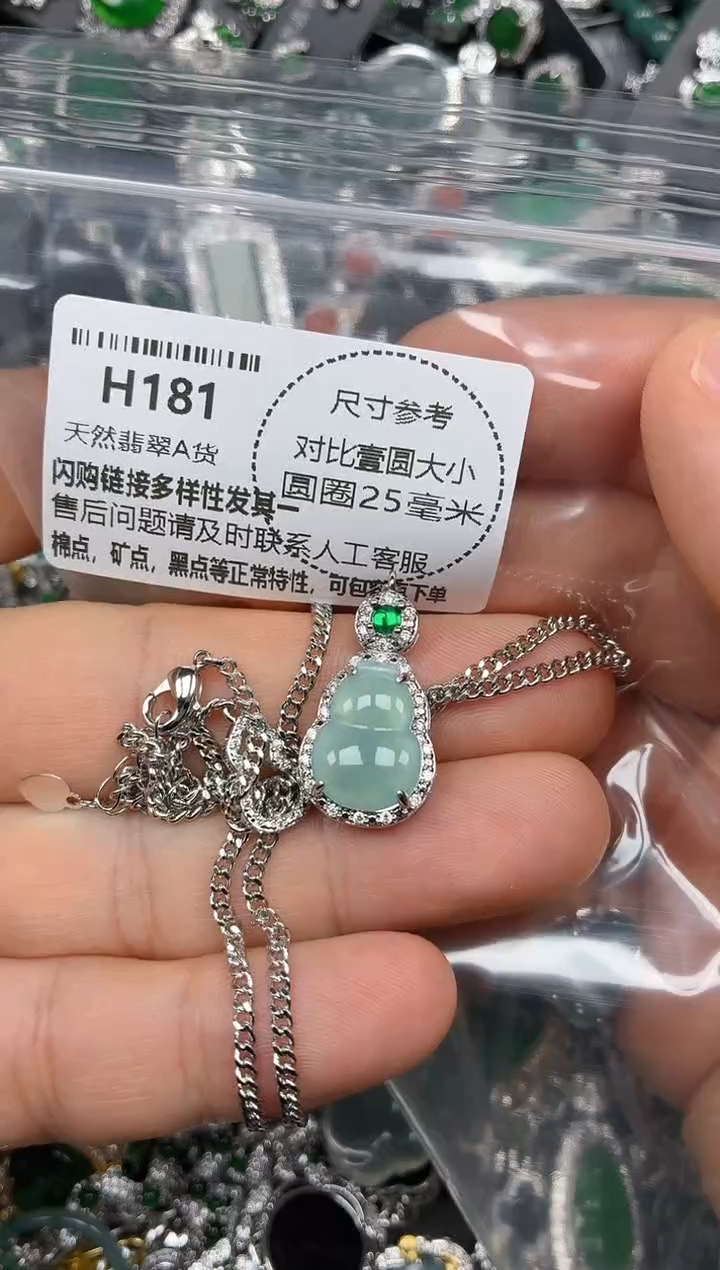 颈饰未镶嵌翡翠H181项链