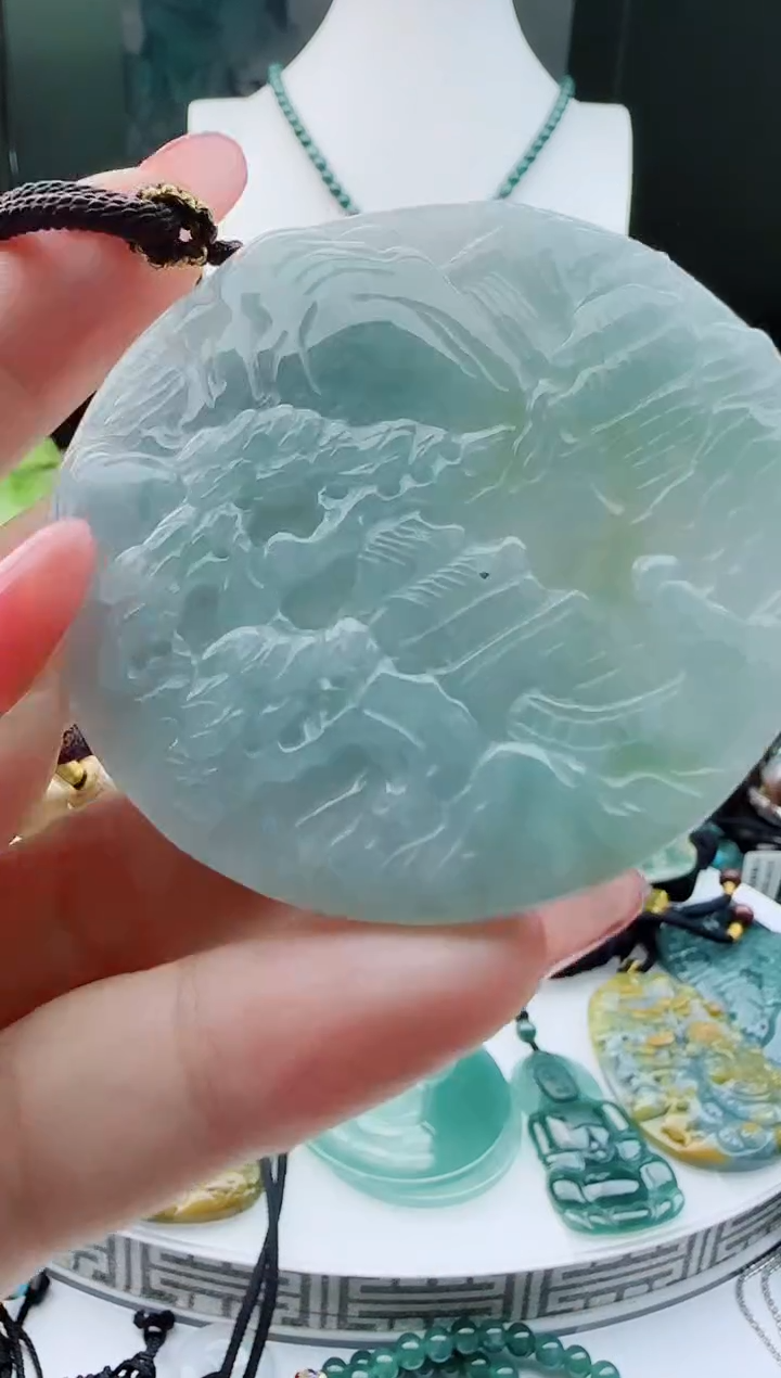 【闪购商品】翡翠颈饰未镶嵌1111111111