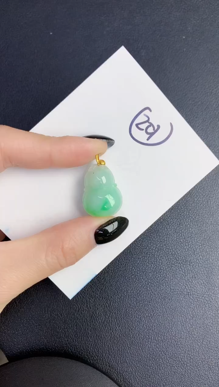 【闪购商品】翡翠颈饰18K金镶嵌000000000