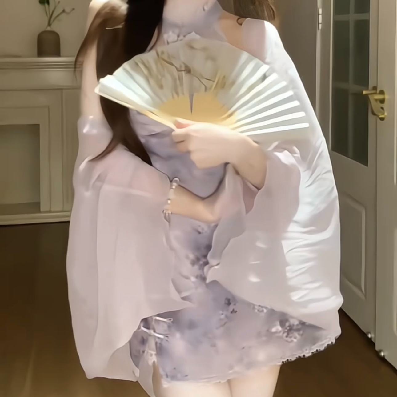 迷幻紫啧  夏季新款纯欲国风新中式温婉大方出游小众设计连衣裙 