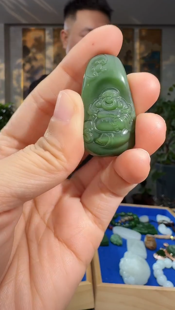 未镶嵌和田玉挂件拍一发一