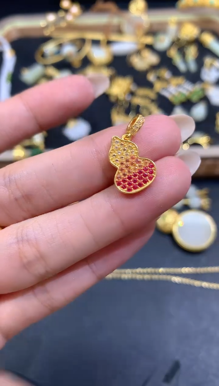 吊坠(不含链)18K金A448|多样性发货一件|268