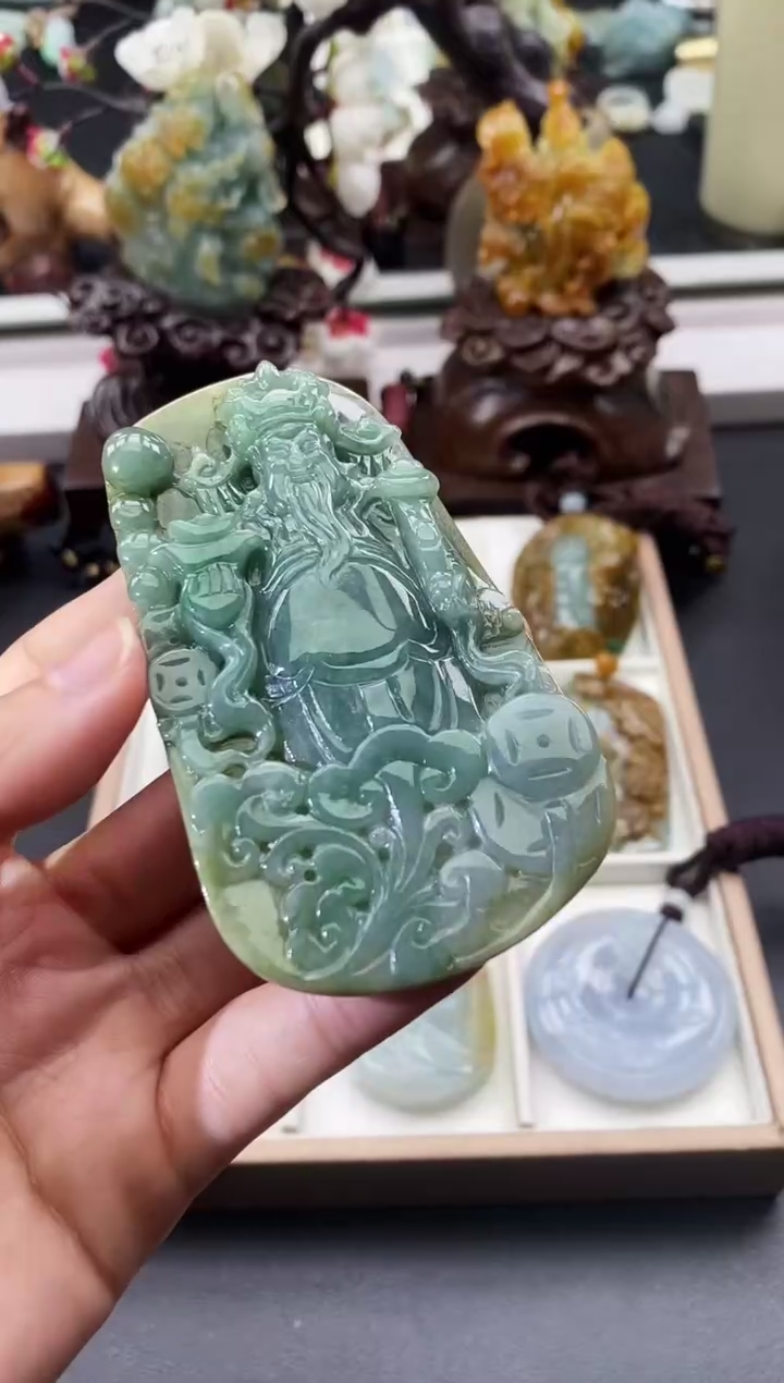 颈饰未镶嵌翡翠天然缅甸A货翡翠