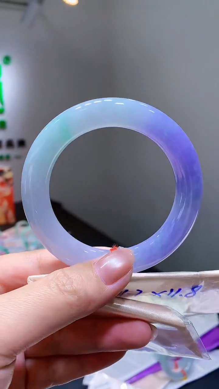 未镶嵌手镯翡翠c9天然A货缅甸翡翠58.1总价8.5万定金2万