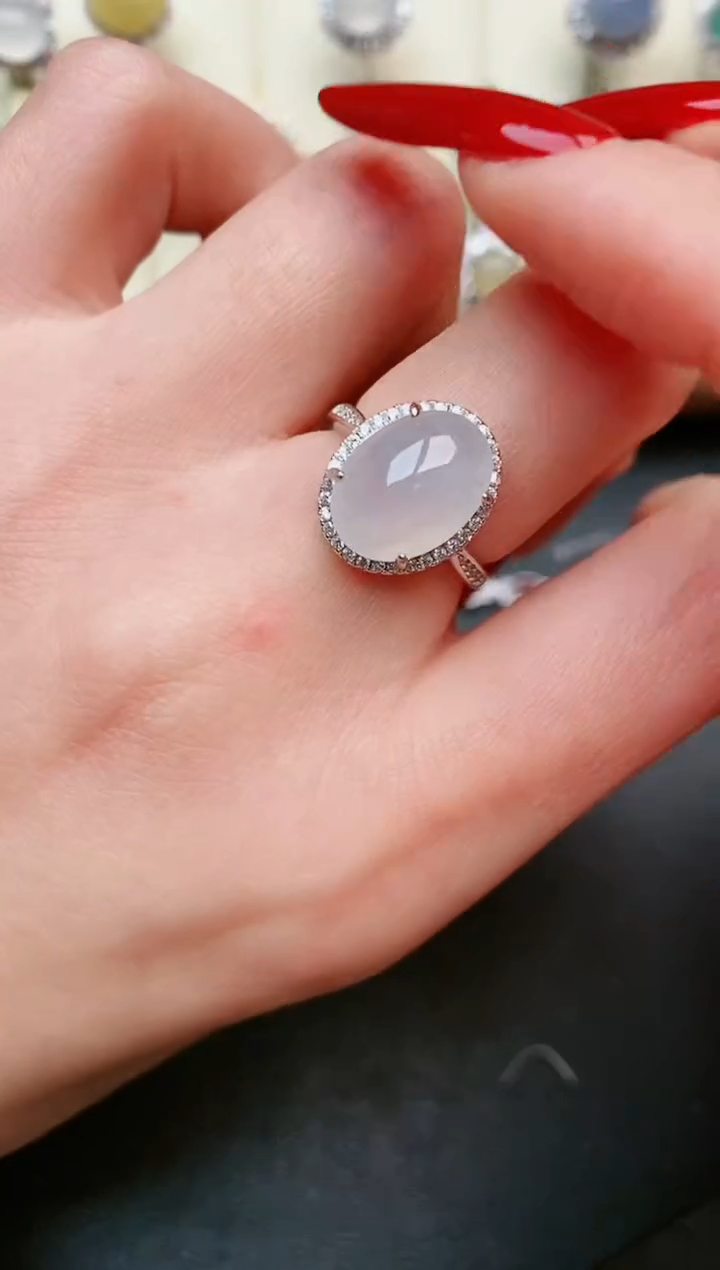 【闪购商品】翡翠戒指银S925镶嵌.....