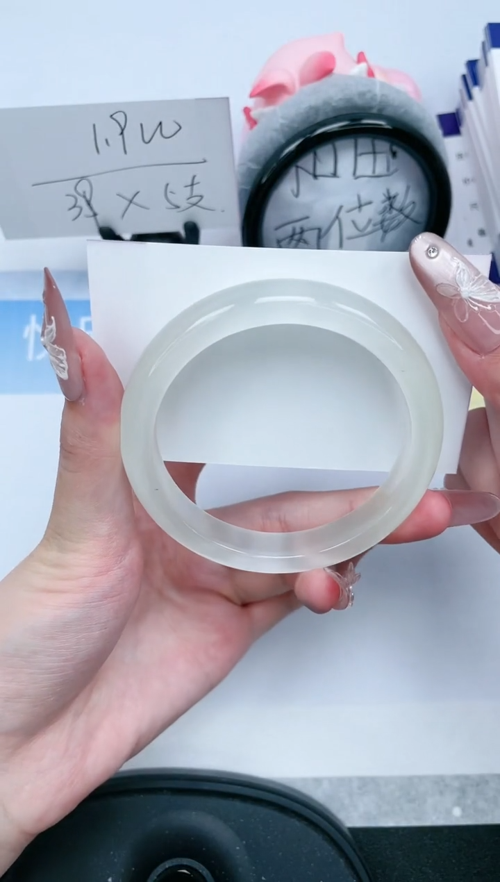 石英质玉未镶嵌手镯325-59.5