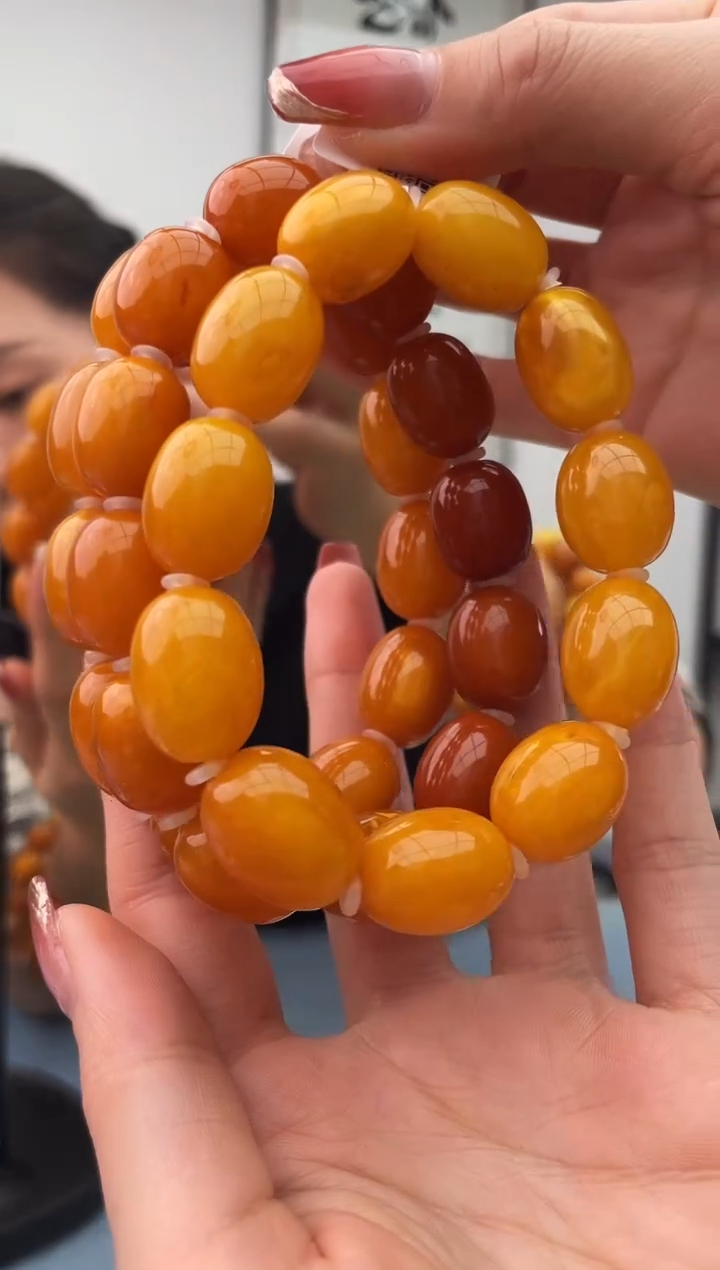 【闪购商品】蜜蜡珠宝奇石未镶嵌微瑕多样性发其一，假一罚十025.14