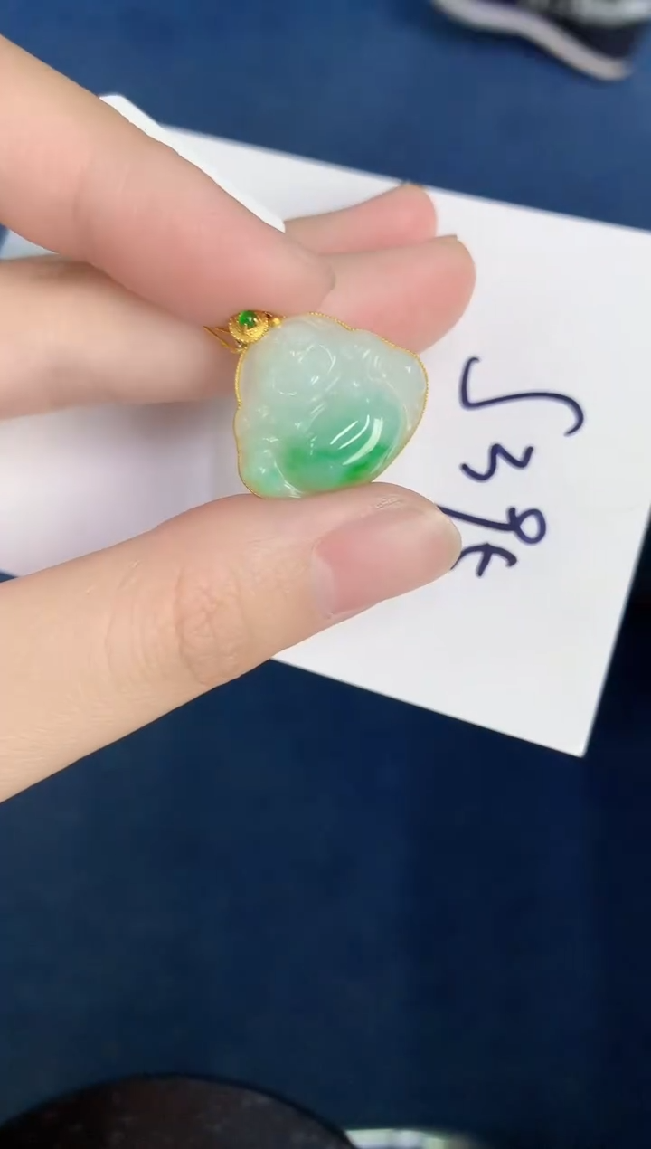 【闪购商品】翡翠颈饰18K金镶嵌000000000