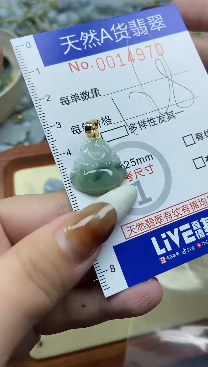 【闪购商品】翡翠颈饰未镶嵌天然A货翡翠